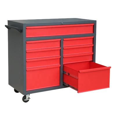 China Foldable Metal Tool Cabinet Sale For US Market 500mm Deep Tool Cabinet With Wheels Tool Cabinet 9 Drawer for sale