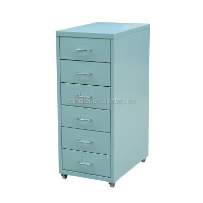 China Foldable Colorful Cheap Storage Home 6 Offices Many Small Drawers Steel Cabinet for sale