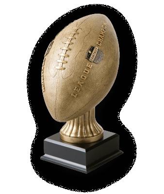 China Europe Custom Fantasy Football Ball Trophy Perpetu / Fantasy Football Perpetual Action Awards for sale