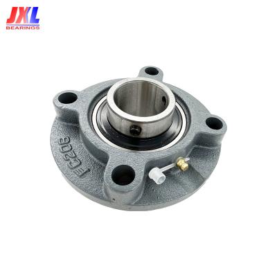 China Long Life High Speed Ucfc204-16 Cast Iron Mounted Ball Bearing 4 Bolt Flange Cartridge Units for sale