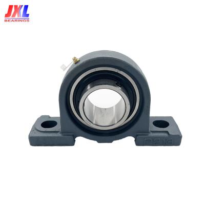 China Long Life High Speed Wholesale Custom Size Mounted Ball Units Cast Iron Housing P213 Pillow Block Bearing for sale