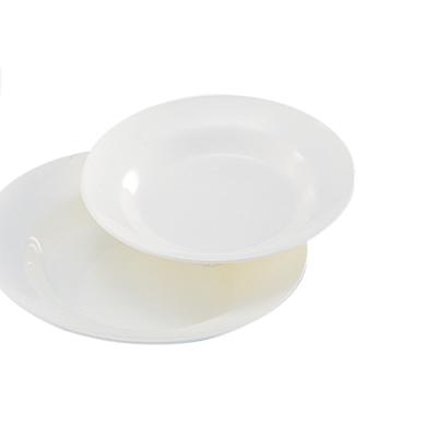 China Good Quality Sustainable Customized Round Microwave Plastic Dinner Dishes Recyclable for sale