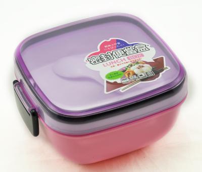 China Factory Supplier Viable Plastic Food Container Bento Lunch Box Microwavable To Leakproof Plastic Heat Safe for sale