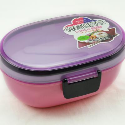 China Factory Supplier Viable Plastic Food Container Bento Lunch Box Microwavable To Leakproof Plastic Heat Safe for sale