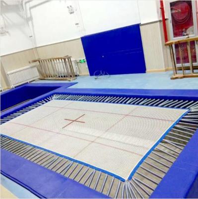 China Fitness center rectangular trampolines for competition for sale