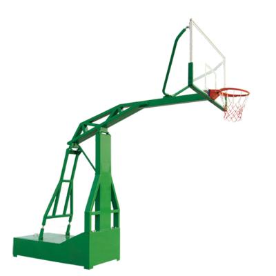 China High Intensity Safe Glass Backboard Economical Imitation Basketball Hydraulic Support for sale