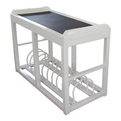 China Steel Strength Training Plate Storage Racks for sale