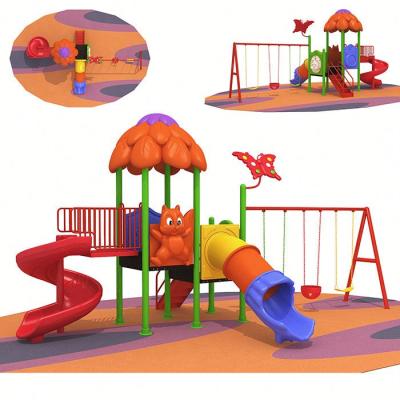 China Popular Outdoor Play Equipment Kids And Adults School Plastic Slide With Tube Slide for sale