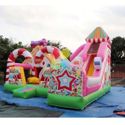 China Indoor and Outdoor Playground Indoor Inflatable Jumping Bouncy Castles Bounce House for Kids and Birthday Party, Fluorescent Inflatable Trampoline for sale