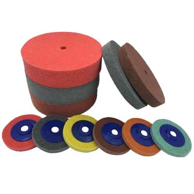 China Good Quality High Performance BKH Professional Long Life Abrasive Tools Nonwoven Wheel For Grind Stainless Steel Metal Stone for sale