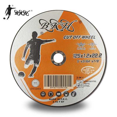 China Cutting Wheel Europe Metal BKH 125x1.2x22.2mm Style 5 Inch Cutting Disc For Stone And Stainless Steel for sale