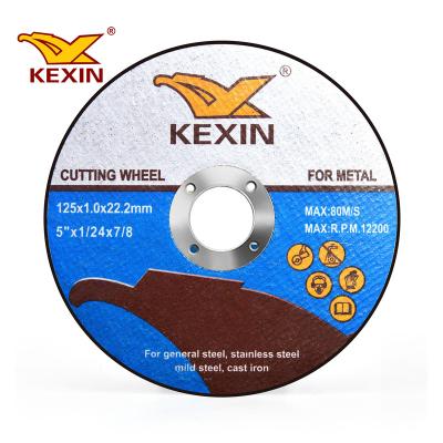 China Cutting Discs Kexin Stanley Steel Abrasive Tools Cutting Disc Discs Laser Wheel Cutting Disc Reflex Glass Cutting Disc 125mm for sale