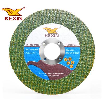 China Cutting KEIXIN dremel porcelain steel abrasive 5 inch metal cut concrete wheel eurocut cutting disc 125mm for sale