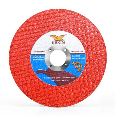 China Aluminum Quick Cut 105x1.2x16mm 4 Inch Sharp Cutting Disc Red Color Factory 2 Hot Sale Metal Cutting Disc Disc Cut Off Wheel for sale