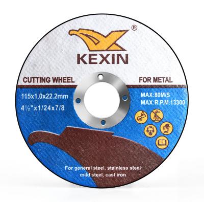 China Kexin Zhejiang Aluminum Cutting Wheel Diamond 115x1.0x22.2mm 4.5