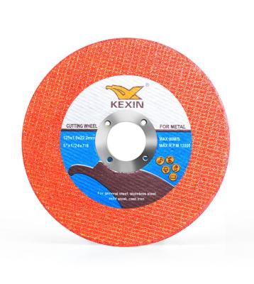 China 5inch Abrasive Aluminum Cut Out Steel Red Super Slim Grinding Wheels 125x1.2x22mm Disco Ultra Slim Cutting Disc 2net Manufacturers for sale