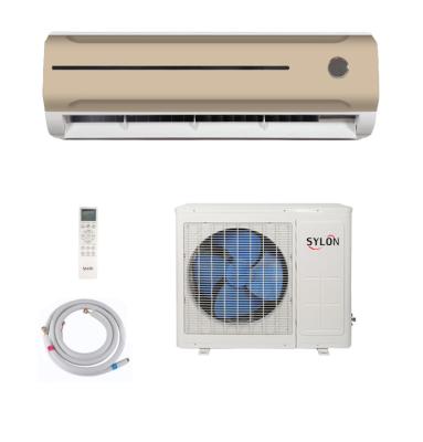 China LED Display Air Conditioner 110v 60hz Mini Slot 9000btu DC Inverter for sale