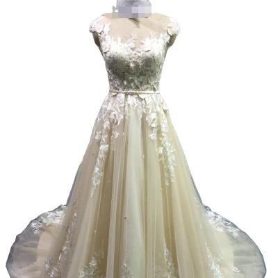 China Anti-wrinkle Plus size womens dresses  Ball Gown Lace Dress White Wedding Dresses Bridal Gowns for sale