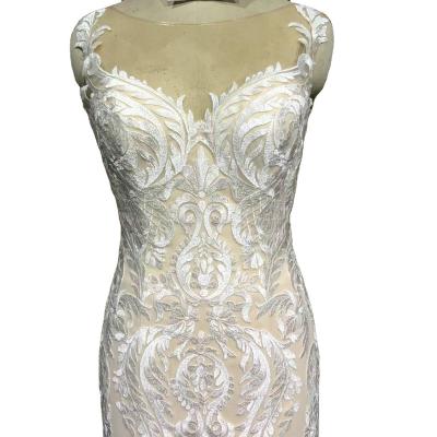 China Anti-wrinkle New Products Traditional Style Brand Design  Wedding Dress ZhongShan Factory Women Fashion for sale