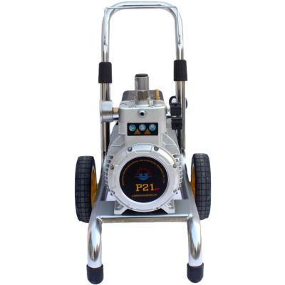 China Paint Spray Gun P21 3600w Motor Power Small Piston Airless Paint Spraying Machine for sale