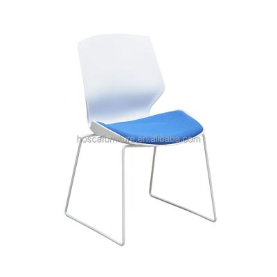 China Free Sample Factory Wholesale High Quality White Blue White Breathable Mesh Leisure Office Chair Comfortable PP for sale