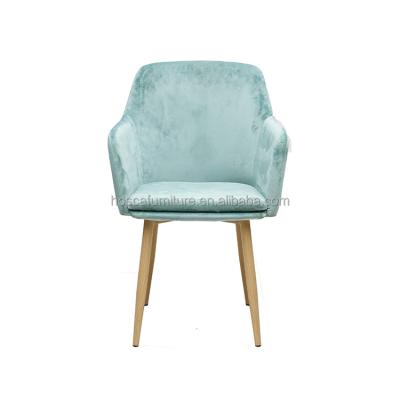 China Wholesale Modern Luxury Leg Chair Restaurant Furniture Armchair Design Armchair Velvet Transfer Wooden Transfer Wooden Leg Stable Metal Dining Chair for sale