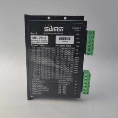 China SamSR 2020 Competitive New High Stepper Motor 7.0A CNC Stepper Motor Driver MD-2807 MD-2807 Two Phase NEMA 34 Stepper Motor Driver Kit Driver for sale