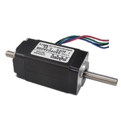 China Samsr Automation NEMA 8 Step Motor Dual Shaft 12v DC Bipolar Stepping Motor 2 Phase Stepper Motor 60g NEMA 8 Stepping Motor One Step for sale