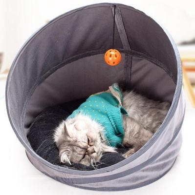 China House Breathable Pet Indoors Pop Up Toys Tunnel Beds Foldable Portable Pet Camping Bed for sale