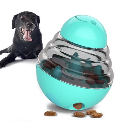 China Amazon Hot Viable Selling Dog Tumbler Food Leak Dispenser Treat Pet Food Dog Puzzle Toy for sale