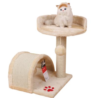 China Stocked Cat Tree Amazon Hot Sale Scratcher Room Climbing Cat Tree Furniture In Shanghai for sale