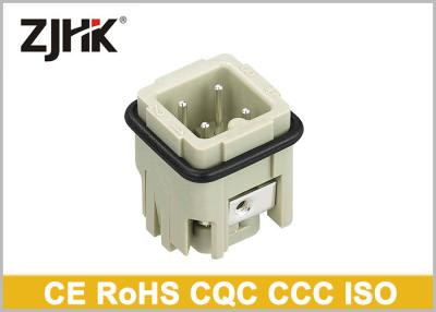 China 3 pin heavy duty connector hetzelfde als Harting Han 3A plug voor hot runner Te koop