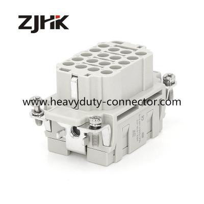 China 500V 18 Pos Conector rectangular femenino Conector de compresión Conector de trabajo pesado en venta