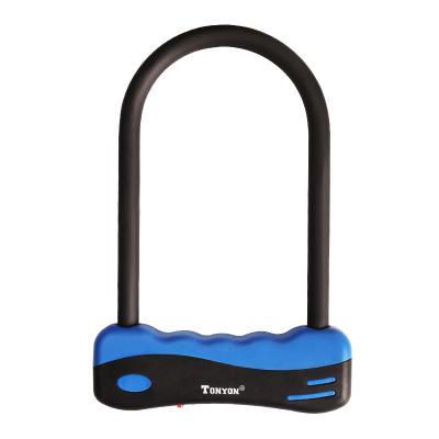 China TONYON Bicycle Lock Anti-drilled Electric Bike Lock Heavy Duty With Bicycle U Lock for sale