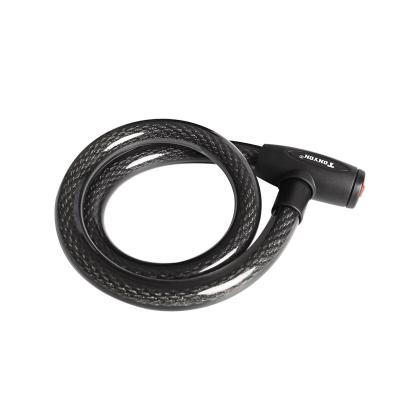 China TONYON Portable High Quality Theft Prevention Lock Cable Bicycle Key Lock with Bicycle Cable Lock for sale