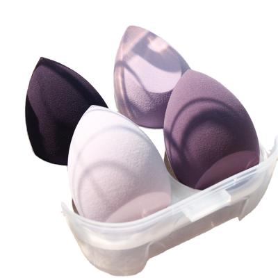 China Hydrophilic Polyurethane 4 Pieces Makeup Sponge Blending Foundation Wet & Dry Beauty Tool Kit for sale