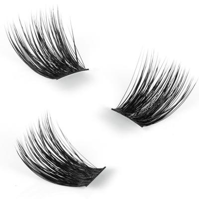 China DIY Natural Long 6 Pairs Artificial Eyelashes 3D Eyelash Extension Effects Self Adhesive Tape Personal Eyelashes for sale