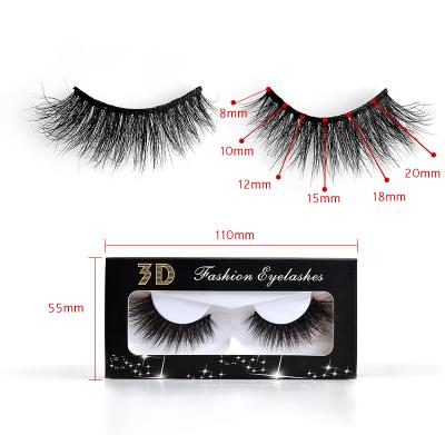 China 100% Mink Lashes Private Label Handmade Light 3D Mink Fur False Eyelash for sale