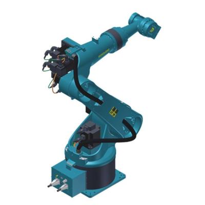 China 1.1Kw Automatic Robotic Arm , Ground Mounted Installation Welding Industrial Robotic Arm for sale