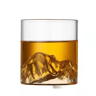 China Mountain Classic/Postmodern Heat Resistant Matterhorn Whiskey New Design New Borosilicate Glass Mug Glass For Party Bar for sale