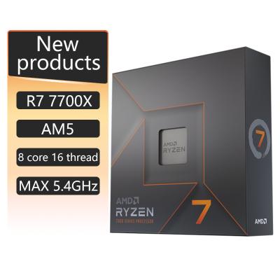 China AMD R7 7700X Zen 5.4 GHz AM5 Desktop Desktop Processors 4 Gaming CPUs 100-000000591 for sale