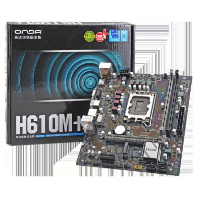 China Computer Hardware LGA1700 and Wave H610M DDR4 DDR5 32GB 4800 PC Motherboard Desktop Gaming for sale