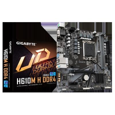 China LGA 1700 Gigabyte H610M H DDR4 LGA1700 Intel H610 ATX Computer Hardware And Software Gaming PC Micro Motherboard for sale