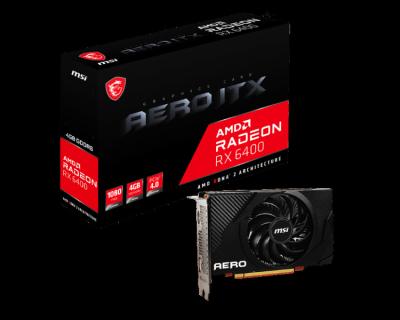 China AERO 6400 Workstation Radeon RX 6400 ITX 4gb Graphics Cards GDDR6 64bit AMD 6400 for sale