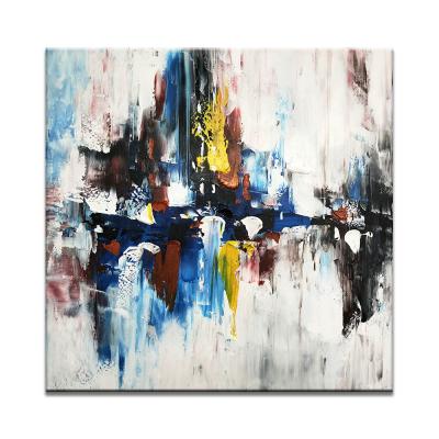 China Waterproof+ECO-Friendly Customized Hand Painted Abstract Painting For Modern Living Room Wall Art for sale