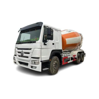 China Howo 375HP Diesel Engine Cheap Used Concrete Mixer Truck For Sale 16ton for sale