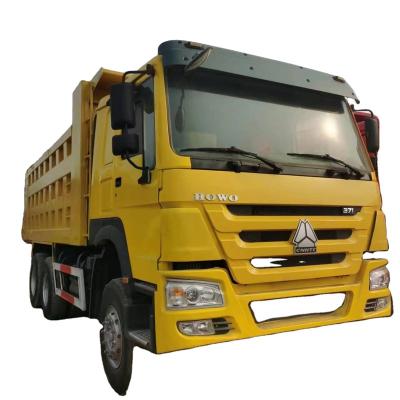 China Sinotruck Howo 371hp Cloth For Sale Dump Used Tipper Truck for sale