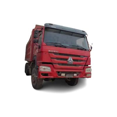 China Cloth Used HOWO 371hp 6X4 10wheels Dumper Tipper Truck With Cheap Price for sale