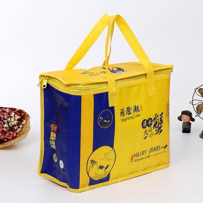 China Waterproof Manufacturing Top Quality Reusable Food Insulated Waterproof Cooler Bags For Food for sale