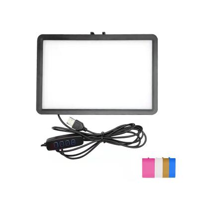 China Portable Mini Video Studio Camera 10 Inch 15W LED Photography Lighting Camera Fill Mini LED Lamp Video Light for sale